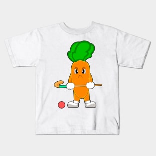 Carrot Hockey Hockey stick Kids T-Shirt